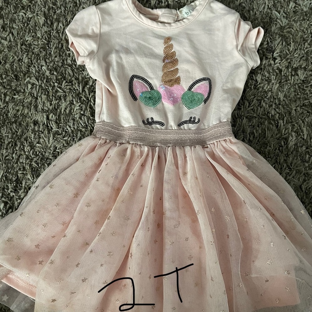 Girls unicorn dress
